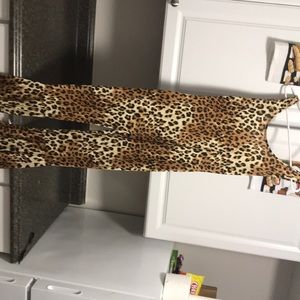 Cheetah print jumper look better on body than pics